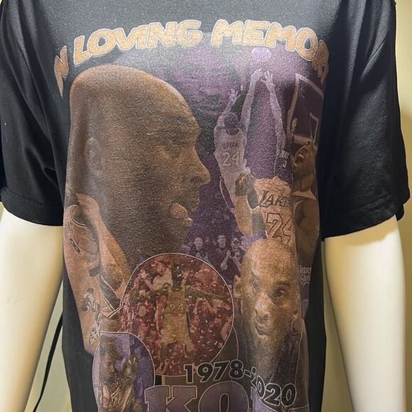 Nyrva Kobe Bryant Gianna Loving Memory T shirt streetwear Size XLarge - Picture 7 of 8